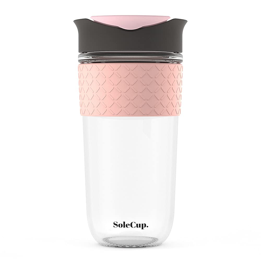 SoleCup. Large Travel Mug Loose Tea Infuser, Detachable Tea Strainer with Spill Proof Lid - Image 2