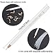 MARKART Professional White Charcoal Pencils Set, 5 Pieces Sketch Highlight Charcoal Pencils for Drawing, Sketching, Shading, Blending, White Chalk Pencils for Beginners & Artists