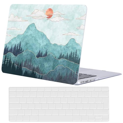 Estuche MacBook Pro 14 pulgadas policarbonato rígido acabado montaña premium