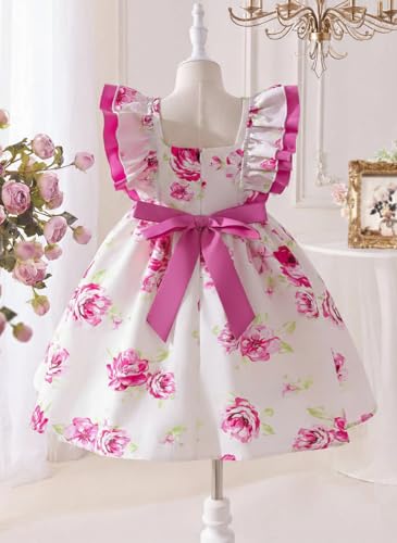 Image of Tagas Girls Dress | Premium Jimmy Choo Fabric Look | Light Sky Blue Layered Frock with Bow | Birthday, Wedding & Festive Dress for Kids (Ages 1 9 Years)| Knee Length