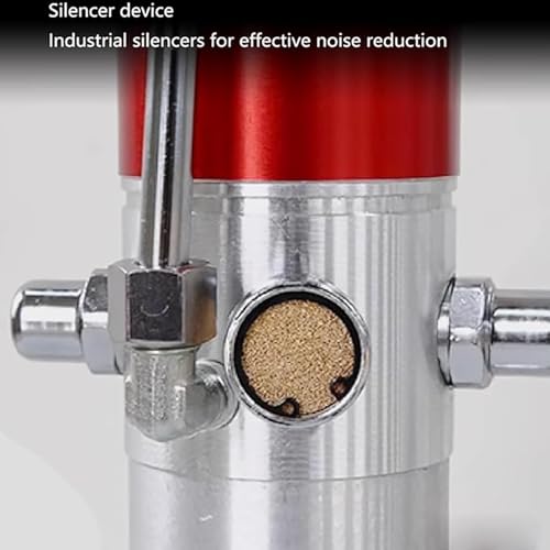 Pompa pneumatica per grasso con tubi lunghi per una lubrificazione efficiente in ambienti industriali