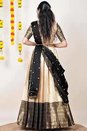 Image of Fabcartz Tranding South Indian Pattu Lehenga Choli For Women