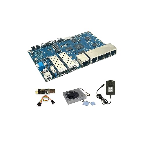 Image of Banana Pi BPI-R3 Wi-Fi 6 OpenSource Wireless Dual-Band OpenWRT Router Board with MediaTek MT7986(Filogic 830),Support 5X GbE and 2X 2.5GbE SFP
