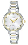 Gehäuse aus Edelstahl Pulsar Solar Damen-Uhr Edelstahl mit Metallband PY5073X1