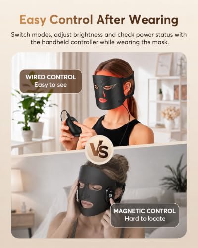 XSSNVV Red Light Therapy Mask for Face 850nm NIR and Blue LED - image 8