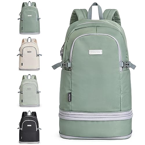 G4Free 35L Sportrucksack & Großer Reiserucksack mit Schuhfach und Nasstasche für Damen Herren Laptop-Rucksack für Fitness Pendeln und Reisen
