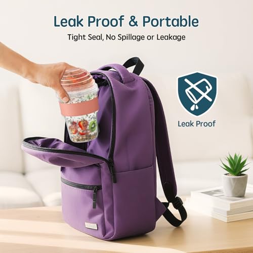 62% Off 4-Pack Reusable Yogurt Cups with Lids & Spoon - Image 6