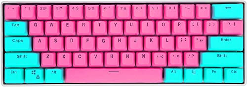 60% Off Discount BOYI 60% Mechanical Keyboard,BOYI 61 Key Mini RGB Cherry MX Switch PBT Keycap 60% RGB Mechanical Gaming Keyboard (Cherry MX Blue, BOYI Mini Color 4)