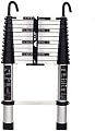 Ladders,Telesladder Loft Ladder Aluminum Ladder Retractable Folding Extension Tall Multi Purpose Industrial/8.5Ft/2.6M