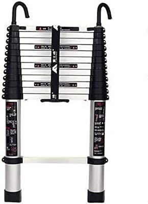 Ladders,Telesladder Loft Ladder Aluminum Ladder Retractable Folding Extension Tall Multi Purpose Industrial/8.5Ft/2.6M
