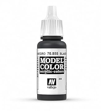 Vallejo Model Color 17 ml Acrylic Paint - Black Glaze
