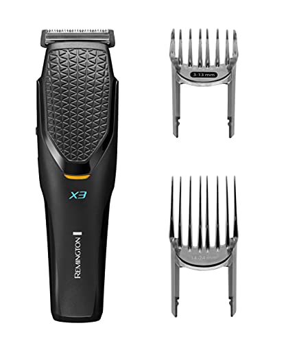 Remington Máquina de Cortar Pelo X3 Power X Series, Cortapelos con Cable e Inalámbrico, Cuchillas de Acero de Calidad Japonesa, 22 Ajustes de Longitud, 2 Peines Ajustables, 45 min Autonomía   HC3000