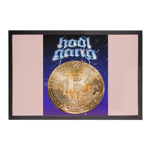 Paillasson Blockchain Cadeau Idéal Original pour Passionné de Crypto Bitcoin