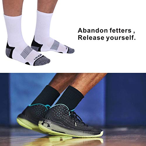 Meikan Anti-Blister Running Socks For Men And Women (Multicolor[5Pairs], Men 6.5-8.5/ Women 8-10) #TOP5
