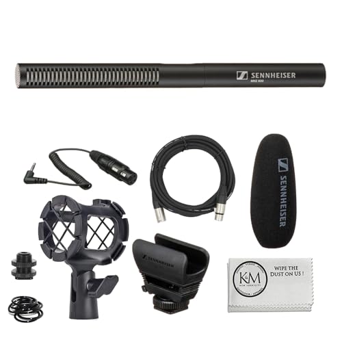 Sennheiser MKE 600 Shotgun Microphone Bundled with Universal Shockmount +