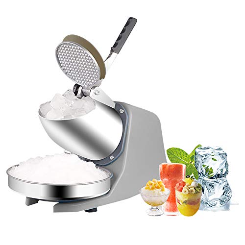 ice shaver Ice Shaver Machine Electric Snow Cone Maker,Double Knife Design With Adjustable Thickness 187lb/hr Ice Crusher For Home And Commercial Use
