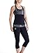 Zaggora New Hotpants Slimming Neoprene Weight Loss Atomica Print Capri, Women's, Black