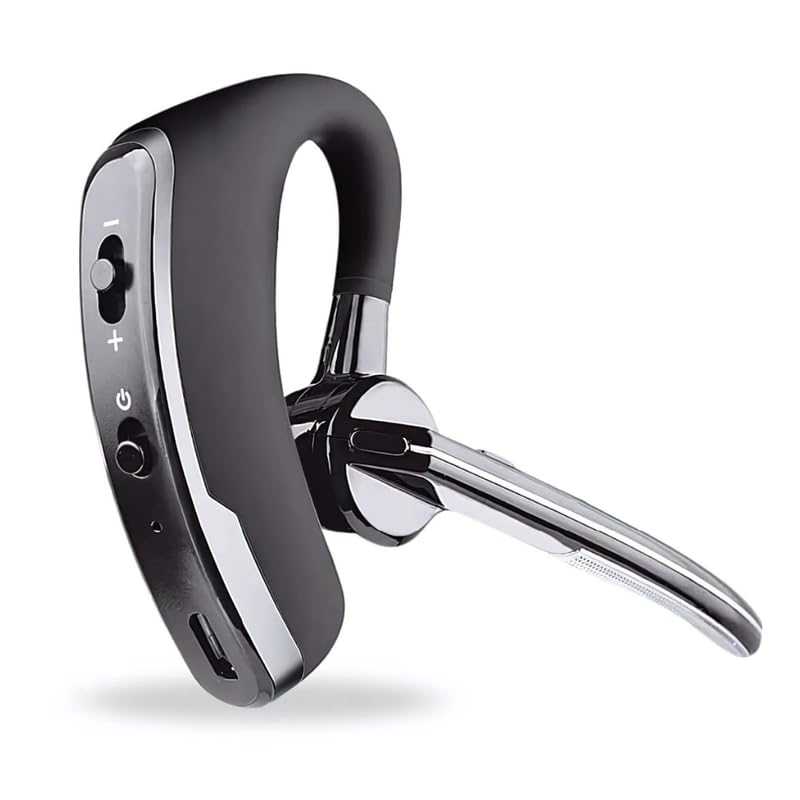 Lapras 𝟏𝟓 𝐘𝐞𝐚𝐫𝐬 𝐆𝐮𝐚𝐫𝐚𝐧𝐭𝐞𝐞, Wireless Single Ear Headset, Noise-canceling Bluetooth Ear Hook, Crystal Clear Calls and Music, Seamless connectivity, Comfortable fit, Long Battery Life