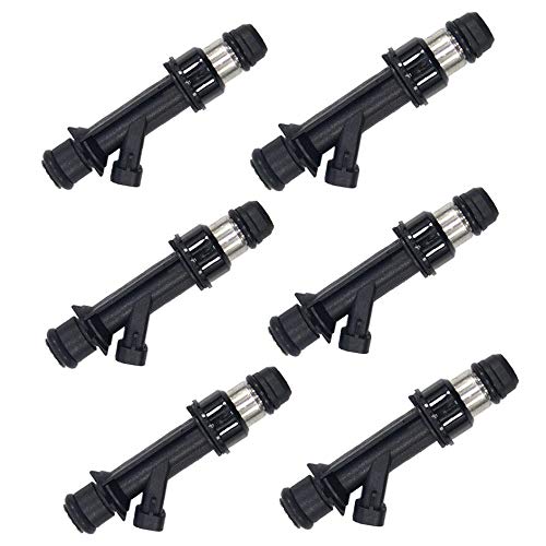 6pcs 25313185 Flow Matched Automotive Fuel Injector Nozzle for Buick Rainier Chevy Oldsmobile GMC Isuzu