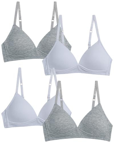 Danskin Girls' 4-Pack Wireless Training Bra