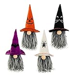 FRGMNT Decoraciones de Felpa de Gnomos de Halloween, MuñEca de Elfo para DecoracióN del Hogar Adornos para el Hogar Decoraciones de Mesa de Halloween
