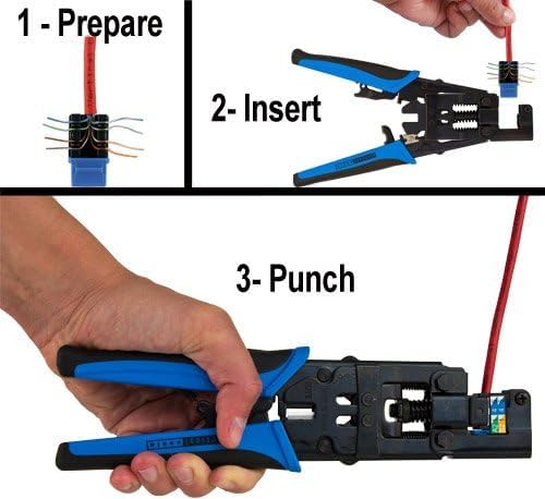 Amazon.com: Vertical Cable CAT6 Data Grade Keystone U-Jack