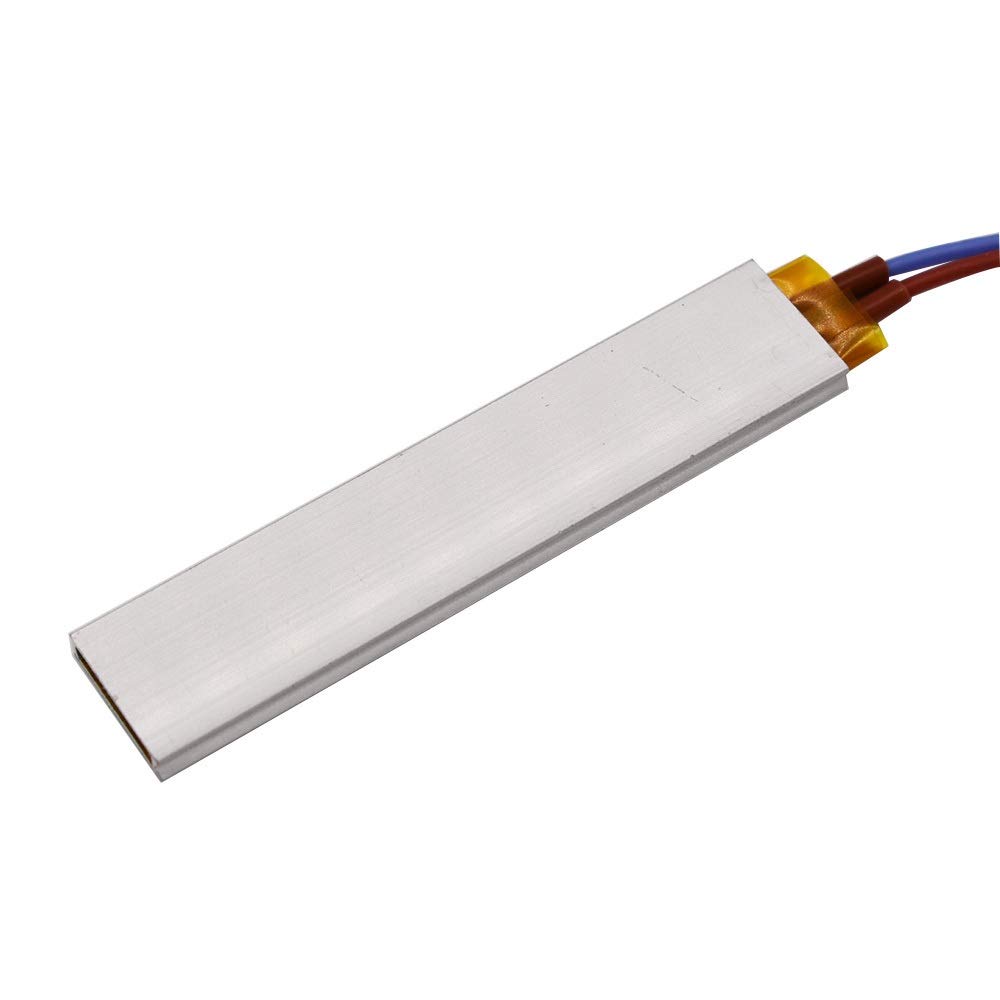 FMN-Box, 2 Stück, 100 x 21 x 5 mm, PTC-Heizelement 220 V, Heizkörperthermostat aus Aluminium, Keramik-Abdeckung (Farbe: 270 Grad, 150 W, Größe: 220 V)