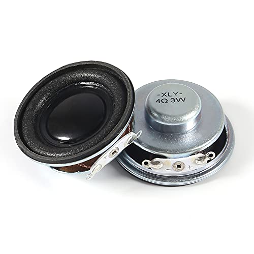 ALAMSCN 2PCS 1.5\" 4Ohm 3W Full Range Audio Stereo Speaker Round Loudspeaker + 2PCS 3Wx2 DC 5V Class D Digital Amplifier PAM8403 Amp Module for Arduino DIY Replacement - Thumbnail 5