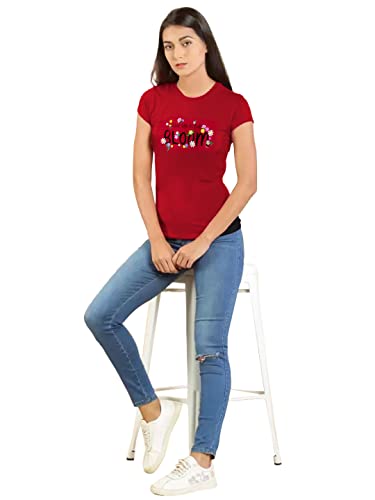 Image of Lyra Women's Cotton Regular Fit T-Shirt