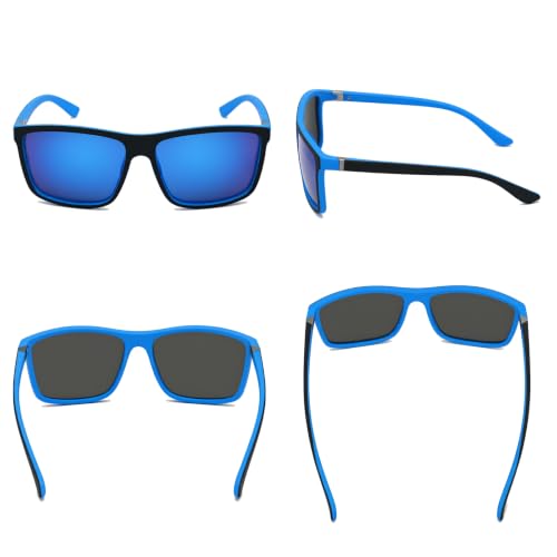 Image of Men's Sports Polarized Sunglasses Square Frame Glasses NP1007