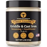 Beef Tallow Griddle & Cast Iron Seasoning + Conditioner Oil – Seed Oil Free