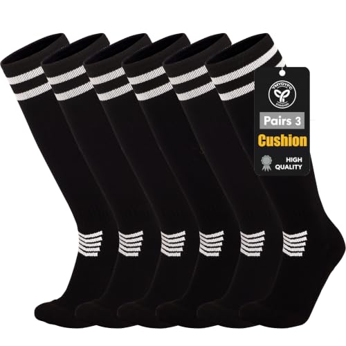 YMYDYFC Kids Football Socks Toddler soccer Socks Boys Sports Socks Youth Knee High Socks Athletic Sock Girls Junior Running Training Rugby Hockey 4-12Years