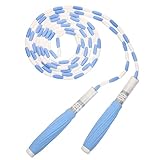 YARNOW Verstellbares Springseil Perlen Springseil Für Junge Mädchen Jugendliche Erwachsene Mit Ergonomischem Griff Rutsch Funktion Leicht Tragbar Für Fitness Training Indoor Outdoor