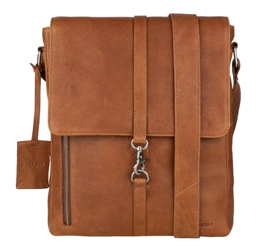 Bolso messenger Burkely Antique Crossover M Cognac, la solución con estilo para llevar todo