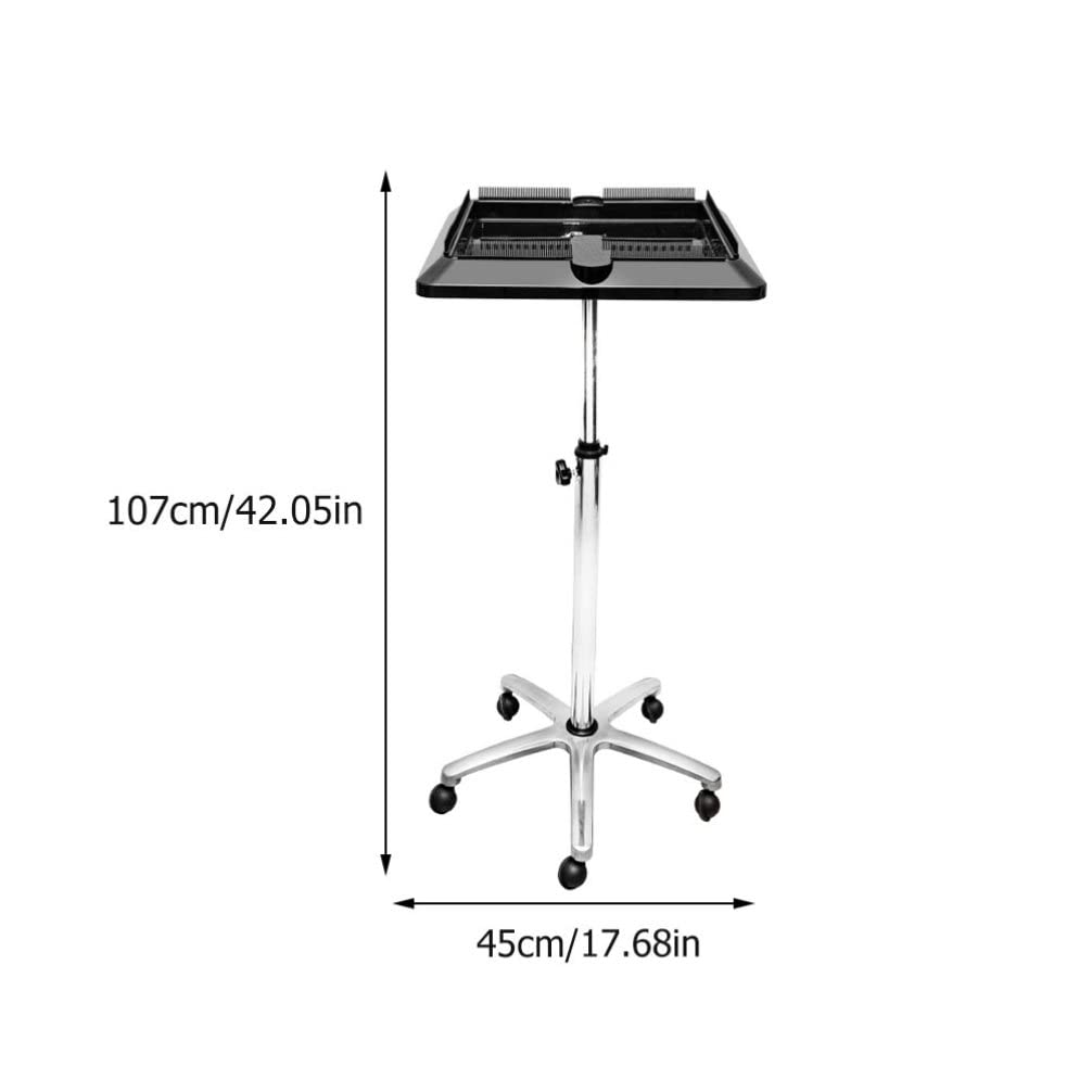 Beaupretty Multi- Wig Bracket Cart Movable Hair Extension Tool Tray Tool Cart for Home Salon