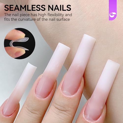 Gelike ec Dual Nail Forms Set: 4 Formen Nagelverlängerung Verlängerung Nagel Gel Formen Nagelform Set für Polygel Extension Maniküre Nagelkunst Design Salon DIY 96 Stücke