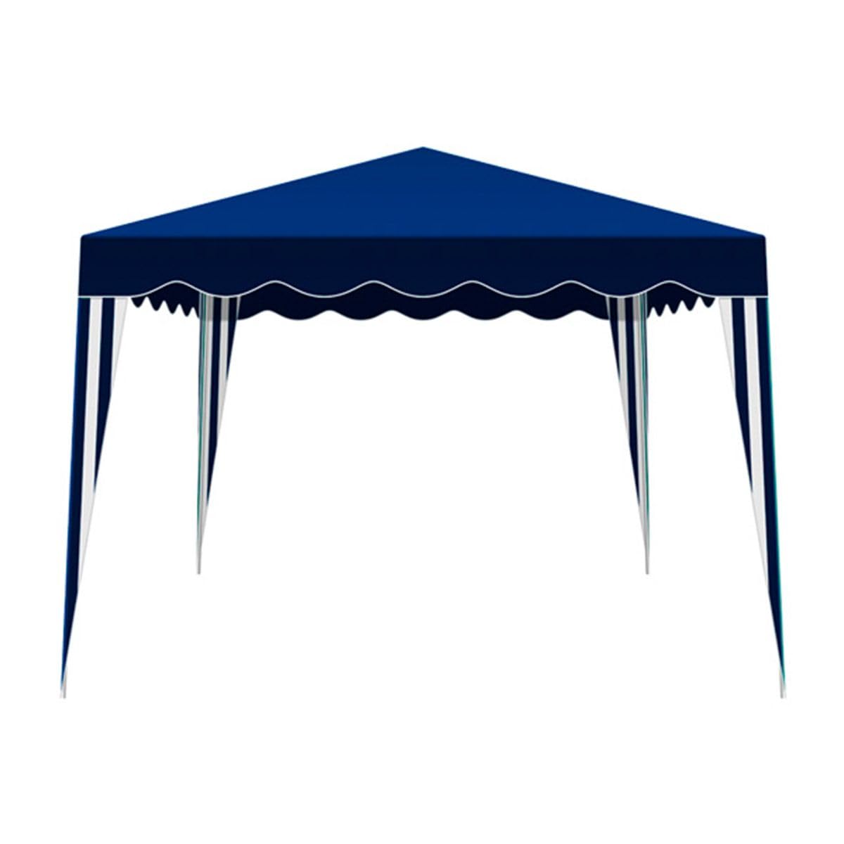 PATUKSHOP Carpa Plegable Cenador 3x3 m Azul Incluye Piquetas y Bolsa de Transporte