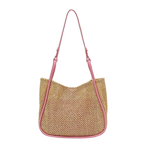 Sac en paille WUURAA grande capacité idéal pour la plage et l'été