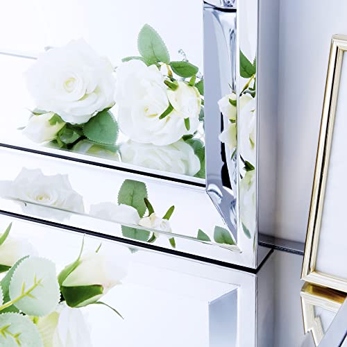 Chende Angled Wall Mirror For Bathroom, Large Bathroom Mirror With Stainless Steel Frame, 36"X24" Rectangular Beveled Mirror For Living Room, Bedroom, And Dining Room Décor #TOP1