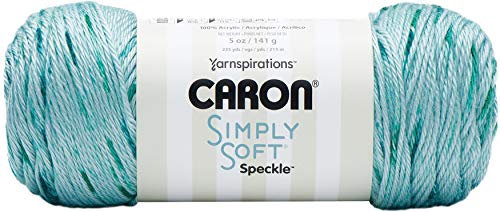 Image of CARON Simply Soft Speckle Yarn, Abyss