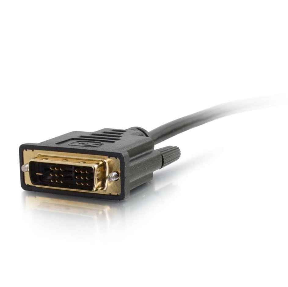 aibileec 6.6FT HDMI to DVI Cable, 1080p, 30 AWG, 5.5 mm Diameter, PVC Jacket, Bi-Directional