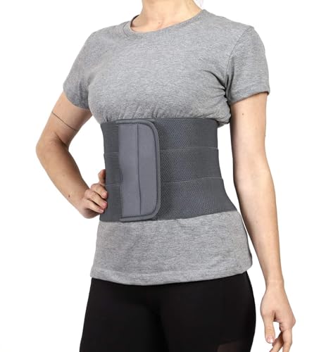 Image of Cotton, Abdominal Belt After Delivery For Tummy Reduction Belly Support Belt, Breathable Belt For Women & Men (SPECIAL Universal) Compatible XXL,3XL,4XL, Grey