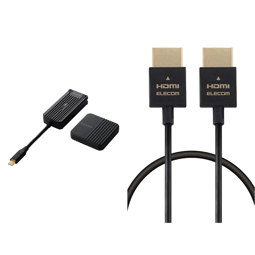 Amazon.co.jp: 【ケーブルセット】 エレコム ワイヤレス HDMI 送受信機