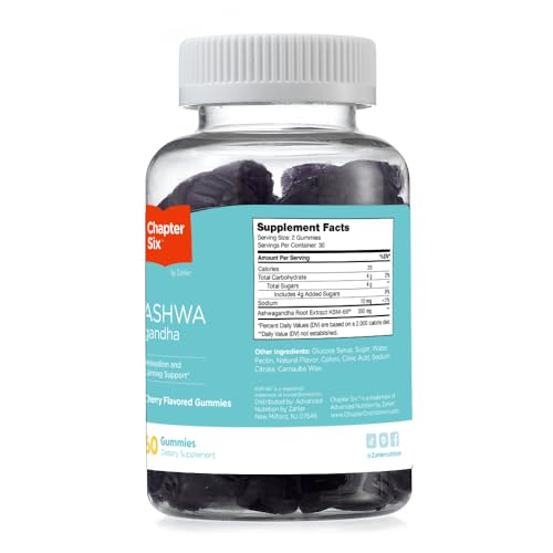 Zahler - Ashwagandha Gummies for Women & Men - Natural Mood Support Supplements for Relaxation & Stress Support - Raw Ashwagandha Root Supplement Vitamins - Kosher Gummy 260mg Serving (60 Count) image 2