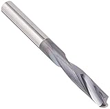 Kodiak Cutting Tools KCT217468 USA Made Solid Carbide Drill Bit, AlTiN Coated, Stub Length, 2 Flute, 3/16