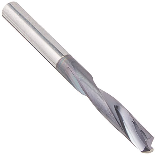 Kodiak Cutting Tools KCT217468 USA Made Solid Carbide Drill Bit, AlTiN Coated, Stub Length, 2 Flute, 3/16