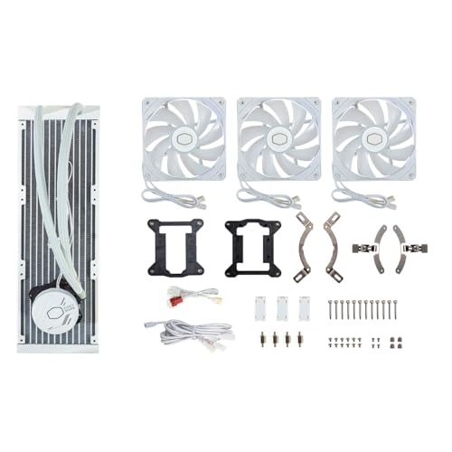 Cooler Master ML360L Core ARGB CPU Liquid Cooler - White | Support Intel & AMD Processor - LGA1700, LGA1200, LGA1151, AM5, AM4 | Gen S Dual Chamber... - Image 5