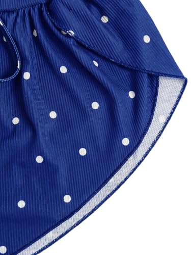 Image of MakeMeChic Women's Pajama Bottoms Floral Print Tie Front Micro Short Side Slit Summer Lounge Shorts