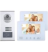 MOUNTAINONE 7 inch 2-draads video-deurbel, video-intercom telefoondeursysteem 2...