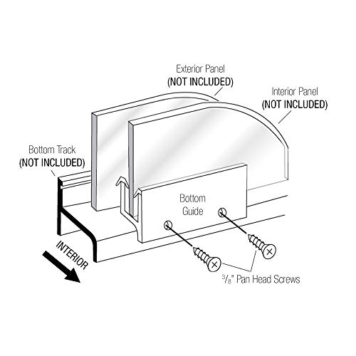 Basco 1/4 In. Sliding Shower Door Parts (Infinity) #TOP6